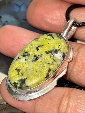 Healerite Noble Serpentine Pendant 2”